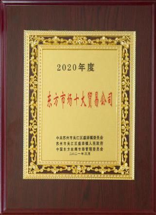 2020年?yáng)|方市場(chǎng)十大貿易公