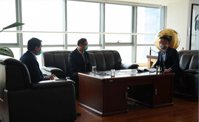 黨委書(shū)記來(lái)金昊了解疫情對企業(yè)的影響